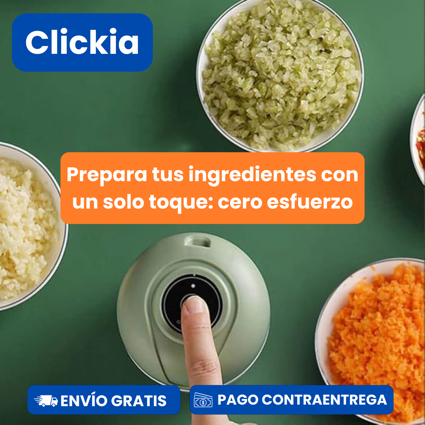 Chefio: mini triturador de alimentos