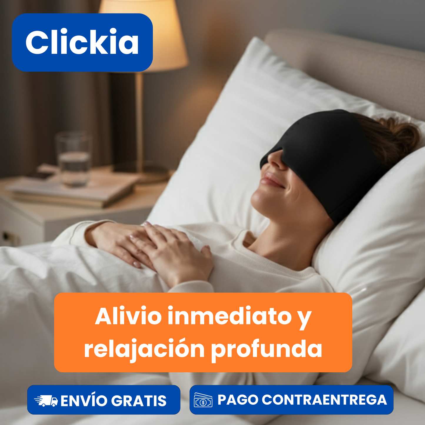 Relivia: Gorro de Gel Terapéutico 2 en 1.